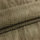 Anti - Static Soft Fleece Fabric Polyester Heavy And Long Pile Stretch Velour Fabric