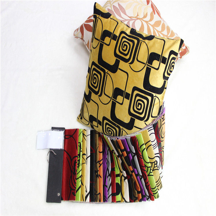 Shrink - Resistant Patterned Microfiber Fabric Upholstery Plush Fabric