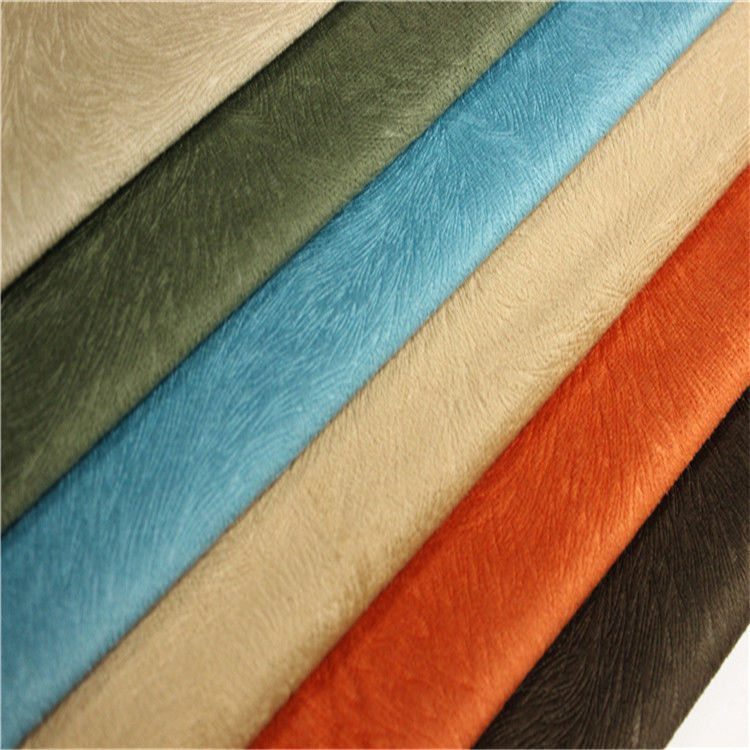 100 Polyester Burnout  Sofa Cloth Fabric 28S/32S  Customized Color