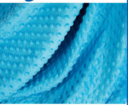 100 Polyester Blanket  Soft And Comfy Dot Fabric 0.5mm-5mm Pile Height